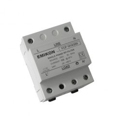 Filtro EMC Monofásico para Carril DIN NS-35